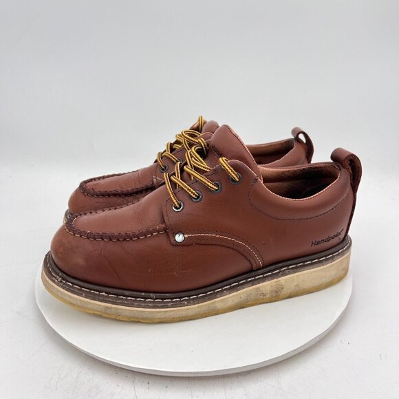 Handpoint Other - Handpoint Suretrack 4" Men Size 9EE 82994 Brown Tan Leather Oxford Work Shoes